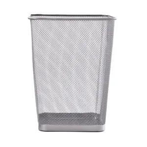 Cesto De Lixo Win Paper Prata 23x26cm 13 Litros WPA10003 (MP)