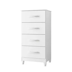 Cômoda Mobi Biflex Branco Fosco Liso-rosa Matte - Albatroz Móveis