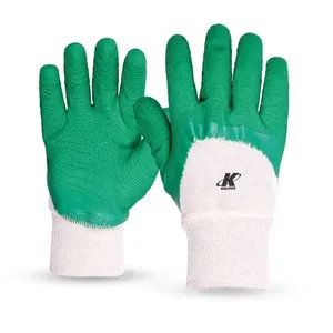 Luva Algodão Palma Látex Verde G - 9 CONFORTEX PLUS 020223 - KALIPSO