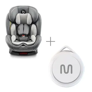 Kit Cadeirinha Infantil Para Carro 0-36 Kgs Snugfix Litet + Rastreador Bluetooth Multi MTag BB455K BB455K