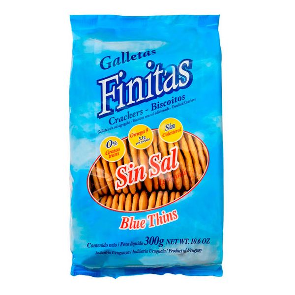 Biscoitos Finitas Sem Sal El Trigal 300g
