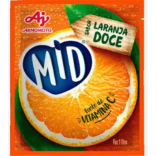 Refresco Mid Laranja Doce 20g