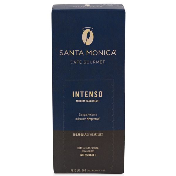 Café Santa Monica Intenso Em Cápsulas 10 Unidades