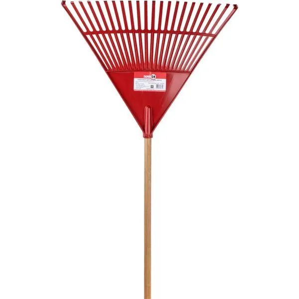 Vassoura Plástica para Grama 22 Dentes com Cabo 3129022004 - NOVE54