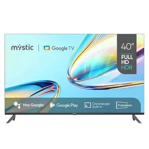 Smart TV 40" Mystic Google TV Full HD HDR10 Comando De Voz (MP)