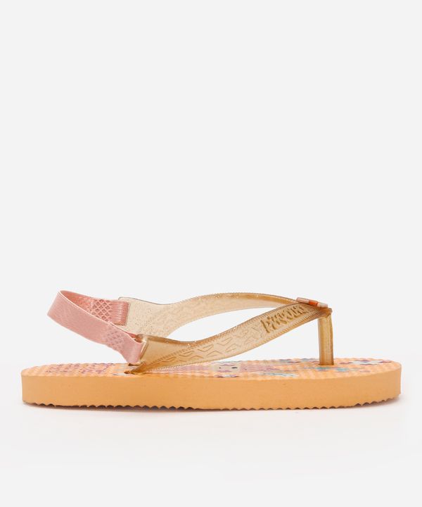 chinelo baby pimpolho laranja 23