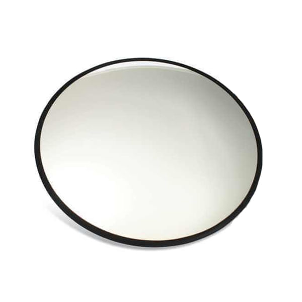 Espelho Panorâmico Convexo para Segurança Borda Borracha Metálico Vision Espelho Panorâmico Convexo para Segurança 40cm Borda Borracha Metálico