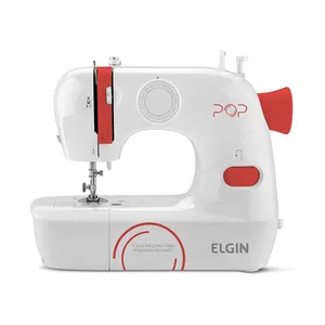 Mini Máquina de Costura Elgin Manual BL-1009 Portátil Elétrica Pequenos Reparos