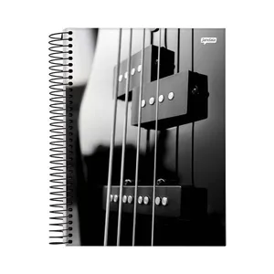 Caderno Universitário Jandaia Espiral Capa Dura Le Masculino 1 Matéria 80 Folhas Modelo 1