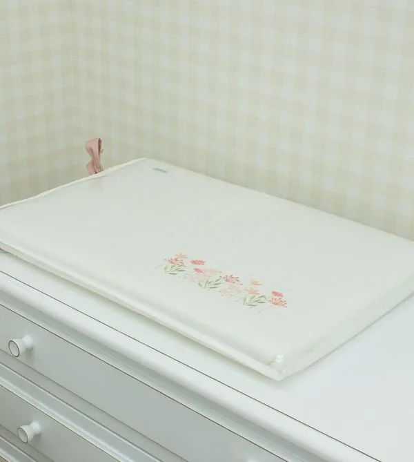Trocador para Cômoda Jardim 0,70 x 0,45cm Rosa