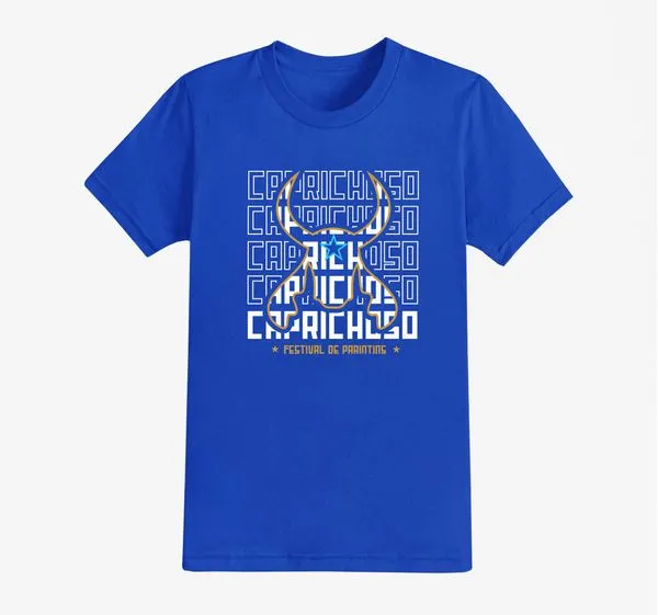 Camisa Q'Boi Caprichoso Cabeça Unissex Azul M (MP)