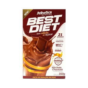 Milk Shake Best Diet Chocolate Atlhetica Nutrition 350G