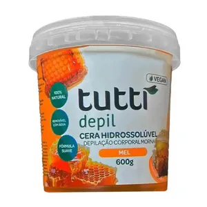 Cera Depilatória Hidrossoluvel Tutti Depil Mel 600g