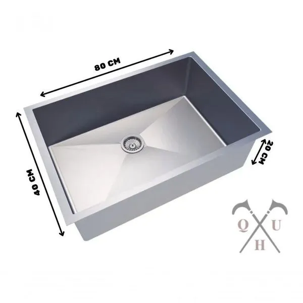 Cuba Universal Aço Inox 80x40 Industrial Gourmet P/ Verduras