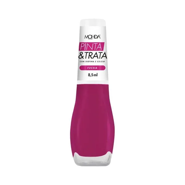 Esmalte Mohda Pinta e Trata Fucsia Esm Mohda 8,5ml Pinta E Trata Fucsia