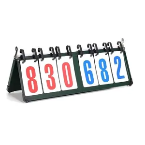 Placar Contador de Pontos Triplo Manual Dobrável Até 999 Pontos Maleta Preto Yeet Placar Contador de Pontos Triplo Manual Até 999 Preto Yeet
