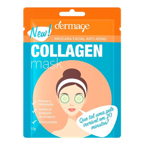 Máscara Facial de Colágeno Dermage Anti-idade Sachê 10g