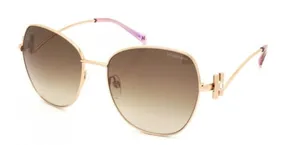 Óculos de Sol Feminino Hickmann HI30003 Aviador Marrom