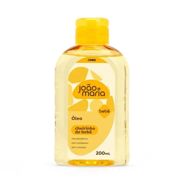 Óleo de Massagem Corporal João e Maria Bebê 200ml