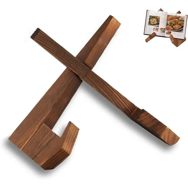 Suporte Para Livros Rústico Zxglxinyao Madeira A-MBI