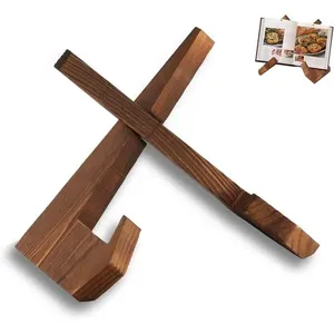 Suporte Para Livros Rústico Zxglxinyao Madeira A-MBI