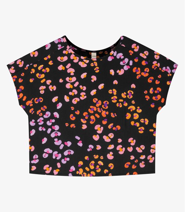 Blusa Feminina Viscose Khyara Rovitex Preto GG