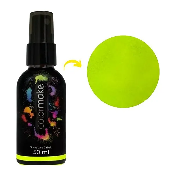 Spary para Cabelo ColorMake Amarelo Neon - 50ml