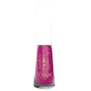Esmalte Novo Toque Glitter Ta Na Moda
