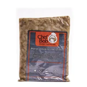 Alimentação Natural Chef Bob para Cães Frango à Mineira com Quiabo 350 g