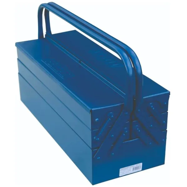 Caixa para Ferramenta Sanfonada 06-18 com 5 Gavetas 40CM Porta Cadeado Anti-Ferrugem Fercar Metalúrgica Caixa para Ferramenta Sanfonada 06-18 5 Gavetas 40CM Anti-Ferrugem Fercar Metalúrgica