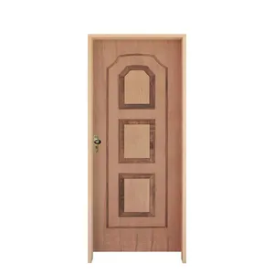 Kit Porta de Madeira PTA 06 Direita Rodam 210x82x14cm Imbuia Kit porta de madeira PTA 06 direita Rodam 210x82x14cm padrão imbuia