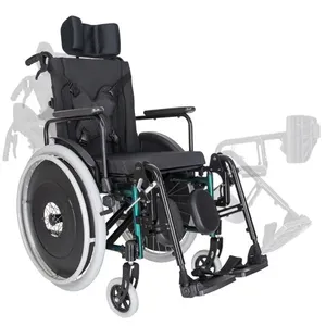 Cadeira de Rodas Ortomobil MA3R Reclinável Largura 44 Verde