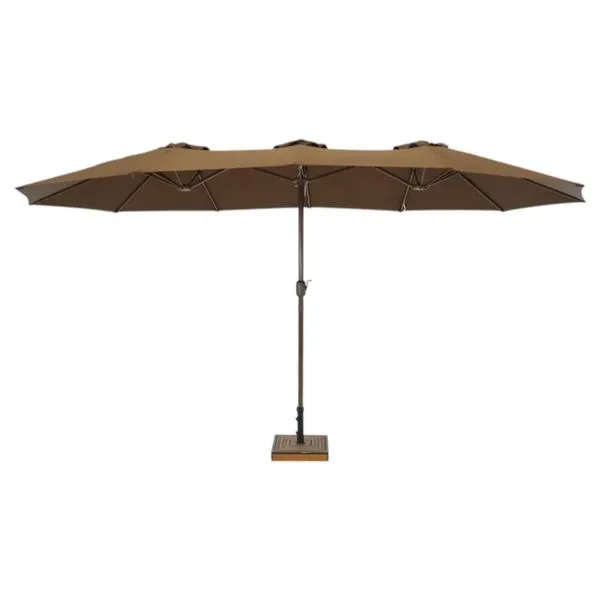 Ombrellone Retangular Bel Fix Oversize Marrom Mimo 12412