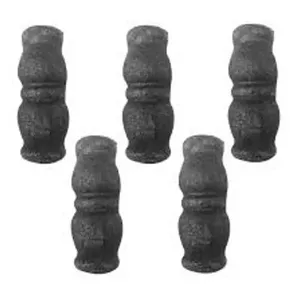 Kit 5 Anueto de Ferro Fundido N02 para Decoração de Grade Muro e Portão 8cm Fundição Jodoal Kit 5 Anueto de Ferro Fundido N02 para Grade Muro e Portão 8cm Fundição Jodoal