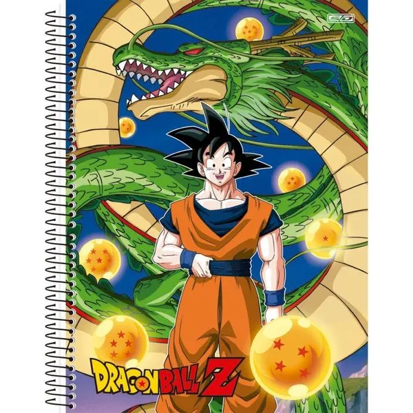 CADERNO 10X1 CAPA DURA DRAGON BALL Z 160F