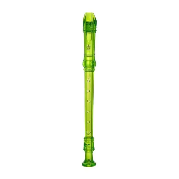Flauta Soprano Barroca Yamaha Série 20 YRS20BG Digitação Barroca em DÓ Resina ABS Verde Flauta Soprano Barroca Yamaha YRS20BG Digitação Barroca Verde
