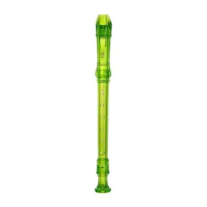 Flauta Soprano Barroca Yamaha Série 20 YRS20BG Digitação Barroca em DÓ Resina ABS Verde Flauta Soprano Barroca Yamaha YRS20BG Digitação Barroca Verde