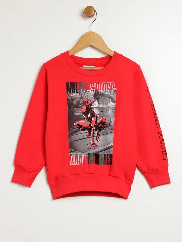 Moletom Spider Man Infantil Para Menino - VERMELHO 4