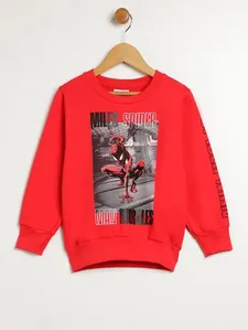 Moletom Spider Man Infantil Para Menino - VERMELHO 4