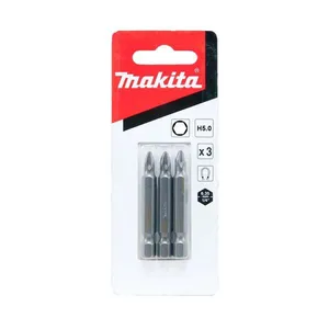Ponta Bits de Torção HEX 5-50mm Makita com 3 Peças B25460