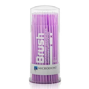 Aplicador Descartável de Plástico s/ Memória Brush Microdont Extra-Fino
