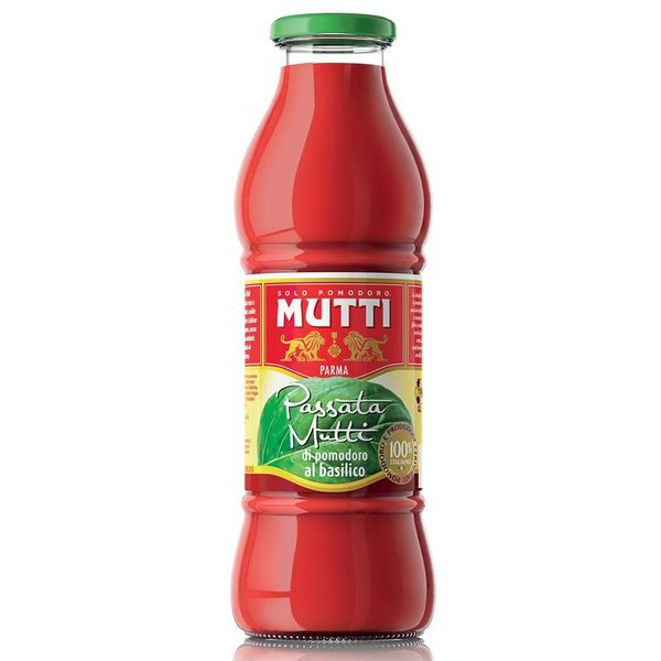 Purê de Tomate Passata com Manjericão Mutti 700g