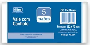 Bloco Vale Com Canhoto 100 Folhas