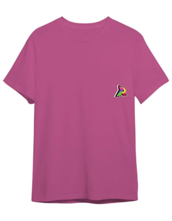 Camiseta de Algodão Dos Rosa Pink Selfies 8 / Rosa