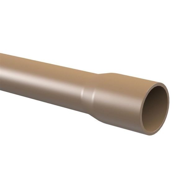 Tubo De Pvc Marrom Soldável 40mm Com 6 Metros - 10120403 - Tigre Tubo Soldavel 40mmx6m Marrom