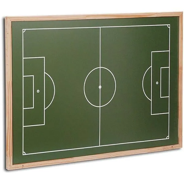 Campo de Futebol de Botão 90x60cm em Madeira Revestida Pintura Verde com Silk Cortiarte Campo de Futebol de Botão 90x60cm Madeira Revestida Verde Cortiarte