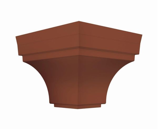Canto Forro PVC Externo Plasbil Clique Nobre Mogno Pacote com 4 Unidades