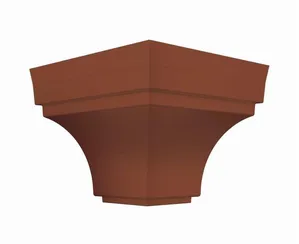 Canto Forro PVC Externo Plasbil Clique Nobre Mogno Pacote com 4 Unidades