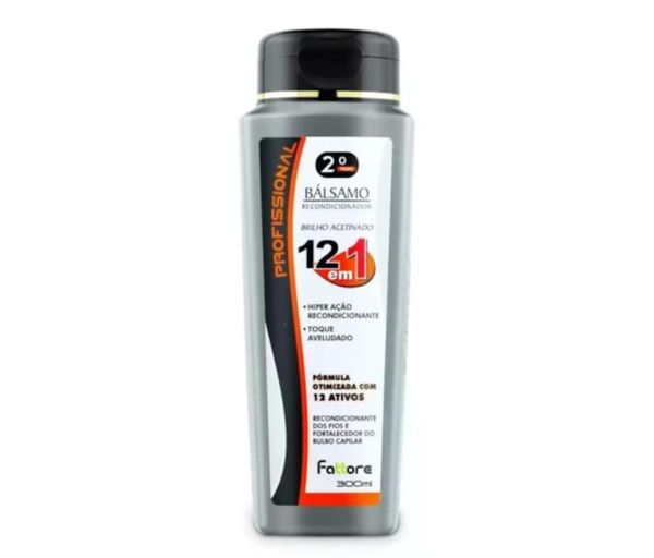 Bálsamo Recondicionador 12 em 1 Fattore 300Ml