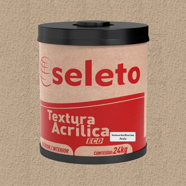 Textura Acrílica Lisa 24Kg Seleto Textura Acrílica Lisa Areia 24Kg Seleto